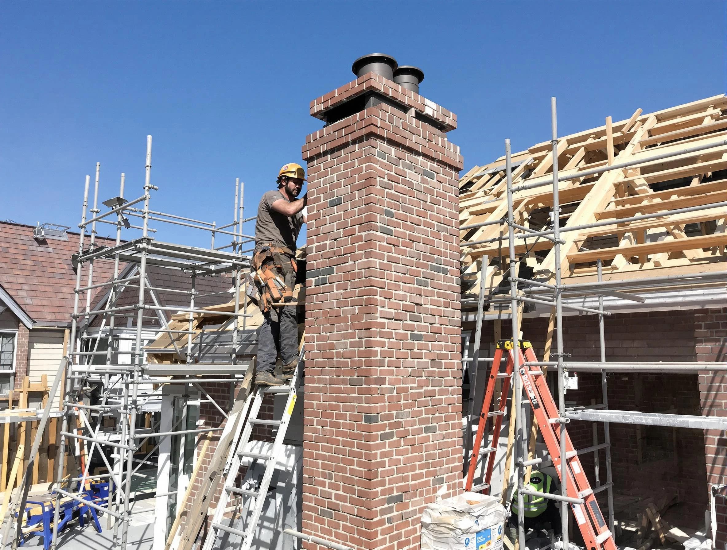 New chimney installation completed by Needham Chimney Sweep in Needham, MA