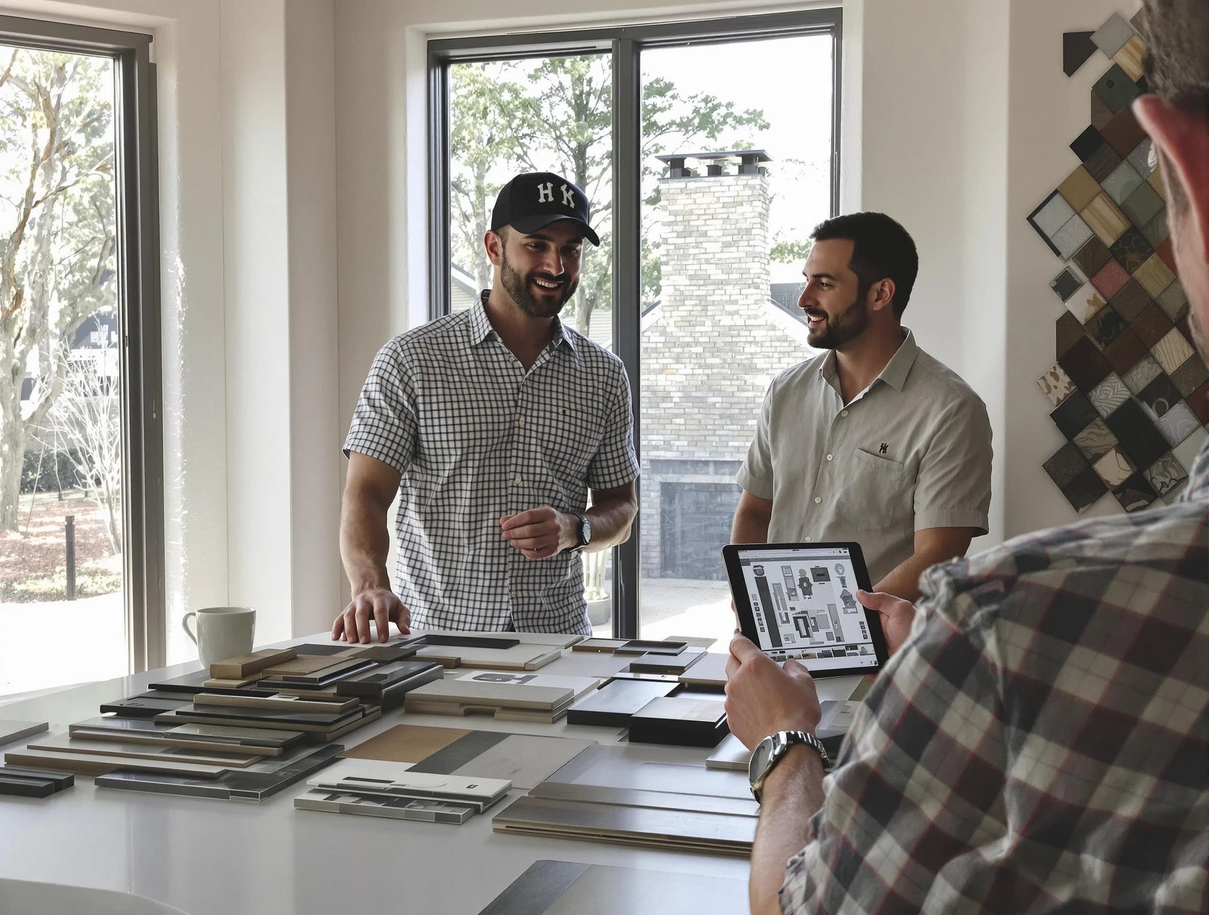 Needham Chimney Sweep remodeling a chimney and fireplace in Needham, MA