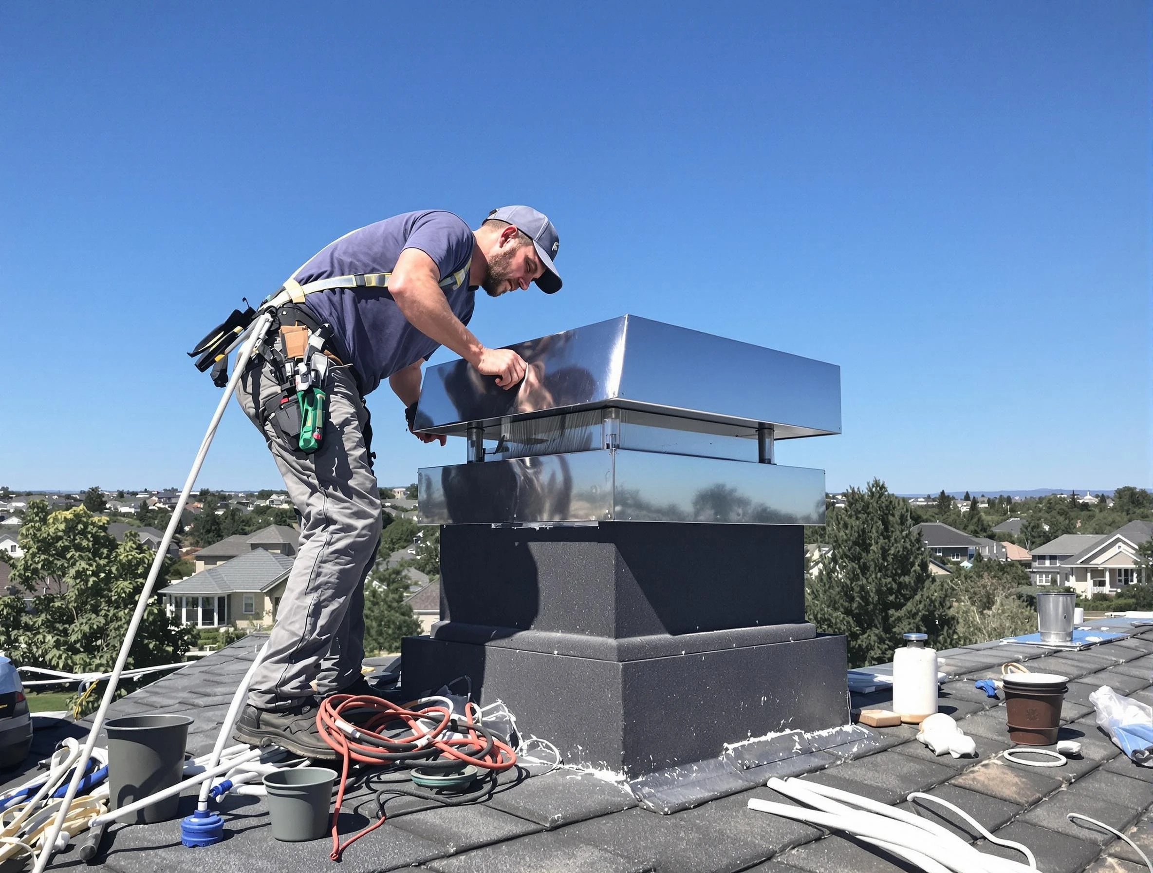 Chimney Cap Services in Needham