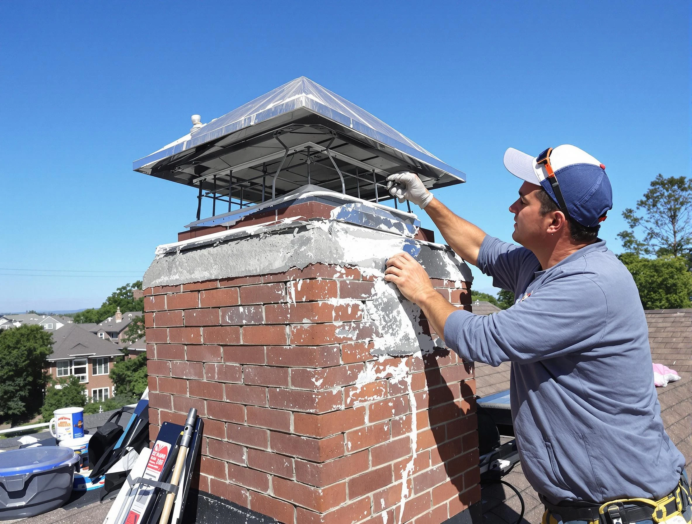 Chimney Crown Services in Needham