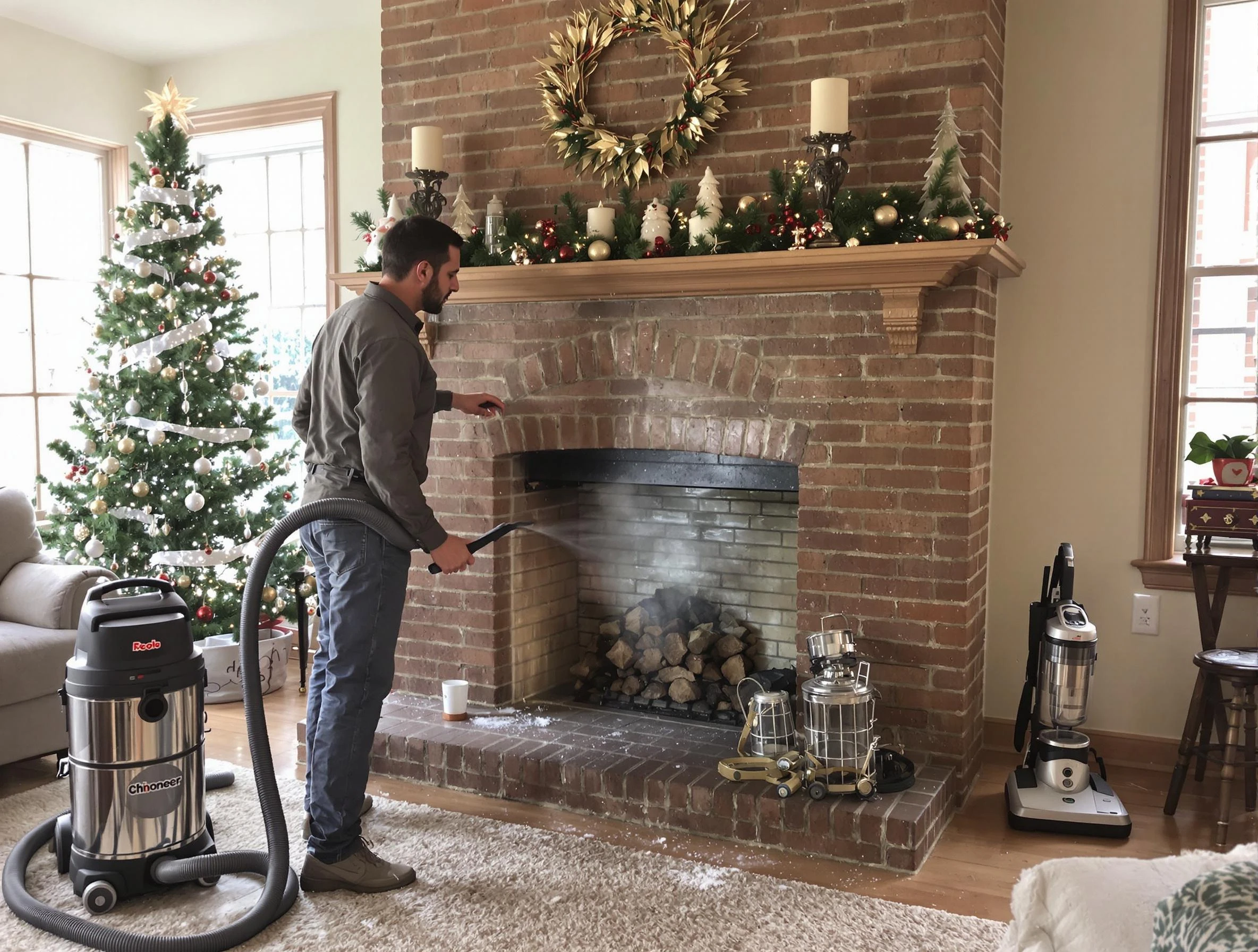 Fireplace Cleaning in Needham