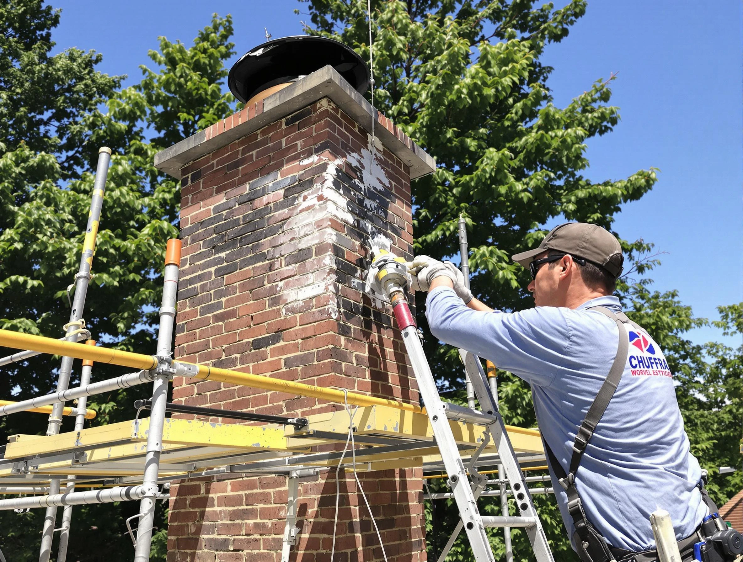 Structural chimney repair by Needham Chimney Sweep in Needham, MA